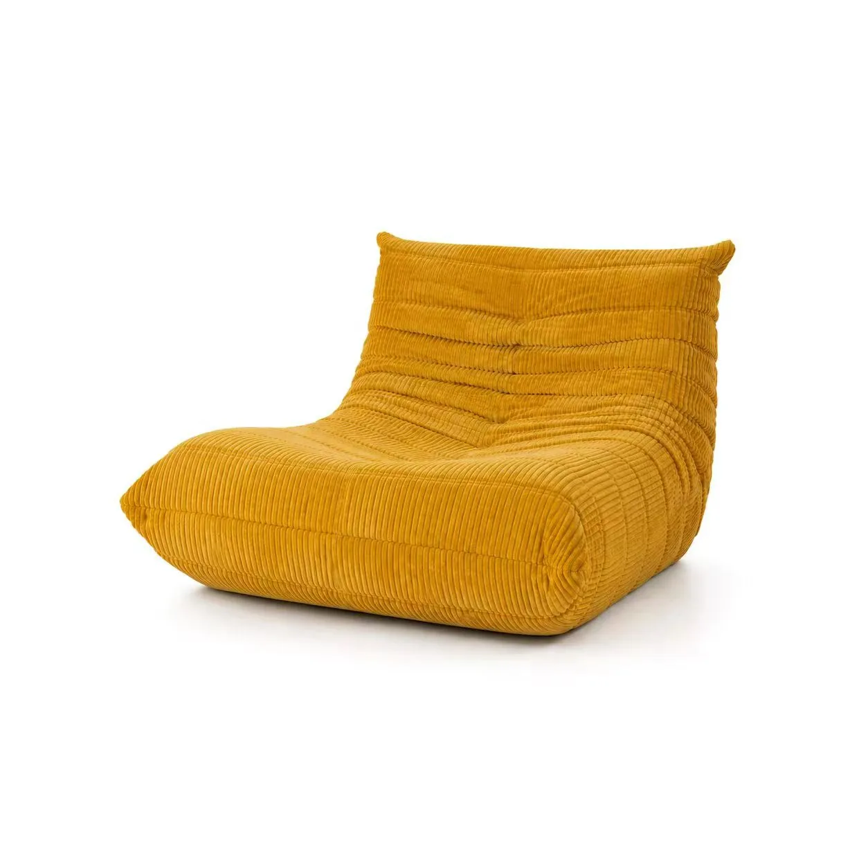Mustard compression sofa campaign product visual